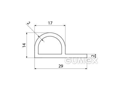 SILIKONPROFILE P-FORM